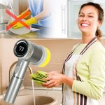 KIK KX3295 Elektrický čistící kartáč s LED 5 v 1, šedý