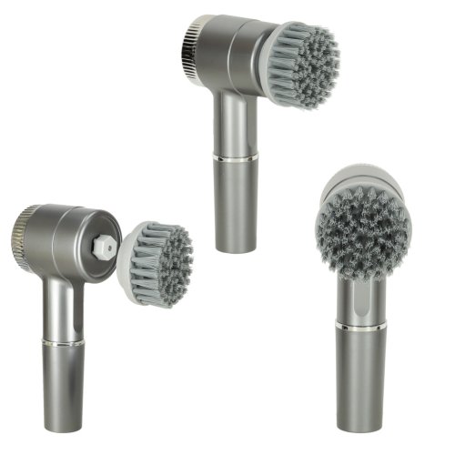 KIK KX3295 Elektrický čistící kartáč s LED 5 v 1, šedý