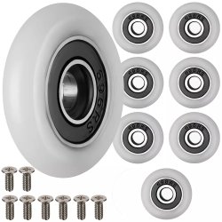 Ruhhy 25513 Kolieska pre sprchové kúty 8 ks