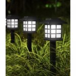 Gardlov 25421 Zahradní solární lampy, 37 cm, IP44, 6 ks