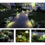 Gardlov 25421 Zahradní solární lampy, 37 cm, IP44, 6 ks