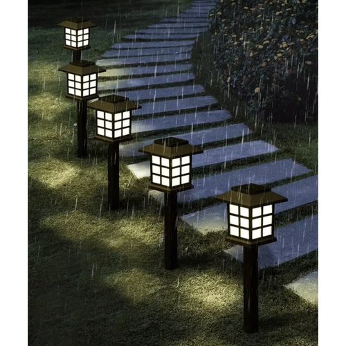 Gardlov 25421 Zahradní solární lampy, 37 cm, IP44, 6 ks