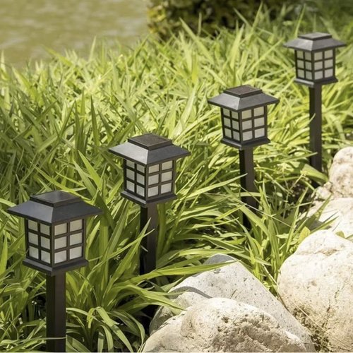 Gardlov 25421 Zahradní solární lampy, 37 cm, IP44, 6 ks