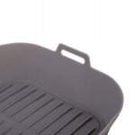 Ruhhy 25464 Silikónová forma na teplovzdušnú fritézu sivá