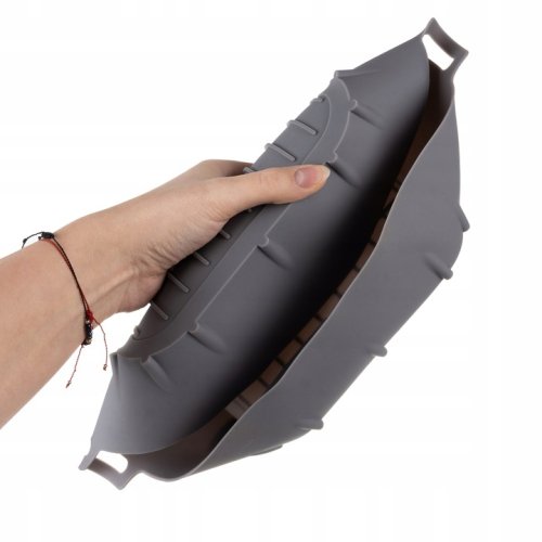 Ruhhy 25464 Silikónová forma na teplovzdušnú fritézu sivá