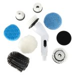 KIK KX3296 Elektrická rotačná čistiaca kefa, teleskopická 9 v 1