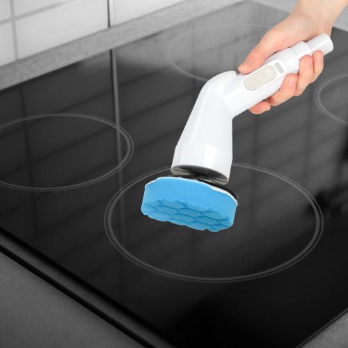 KIK KX3296 Elektrická rotačná čistiaca kefa, teleskopická 9 v 1