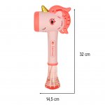 KIK KX3252 Pištoľ na bublifuky Unicorn ružová