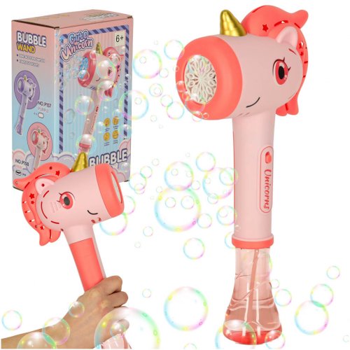 KIK KX3252 Pištoľ na bublifuky Unicorn ružová