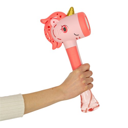 KIK KX3252 Pištoľ na bublifuky Unicorn ružová