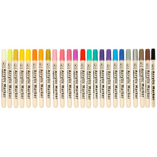 KIK KX3257 Akrylové fixy sada 24 ks