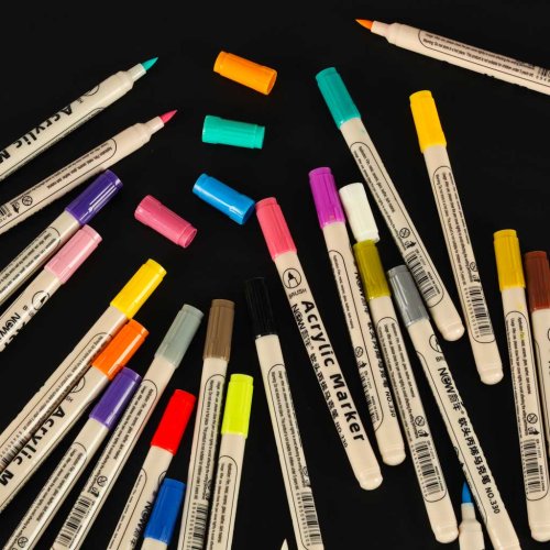 KIK KX3257 Akrylové fixy sada 24 ks