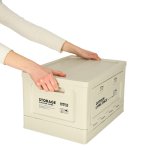 KIK KX3281 Skládací box na kempování 40 x 29 x 24 cm, světle šedý