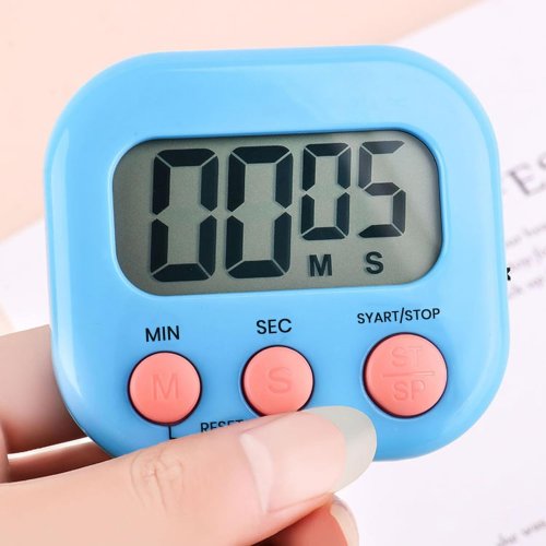 Verk 07244 Digitální kuchyňská minutka HX103, modrá