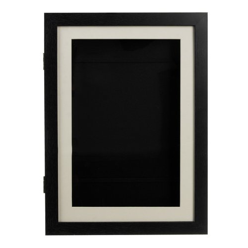 Kruzzel 25419 Umělecký fotorámeček 33 x 24 x 3 cm, A4, černý