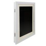 Kruzzel 25418 Umelecký fotorámik 33 x 24 x 3 cm, A4, biely