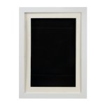 Kruzzel 25419 Umělecký fotorámeček 33 x 24 x 3 cm, A4, bílý