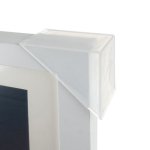 Kruzzel 25418 Umelecký fotorámik 33 x 24 x 3 cm, A4, biely