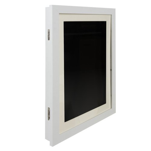 Kruzzel 25418 Umělecký fotorámeček 33 x 24 x 3 cm, A4, bílý