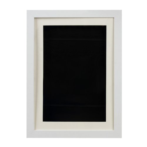 Kruzzel 25418 Umelecký fotorámik 33 x 24 x 3 cm, A4, biely