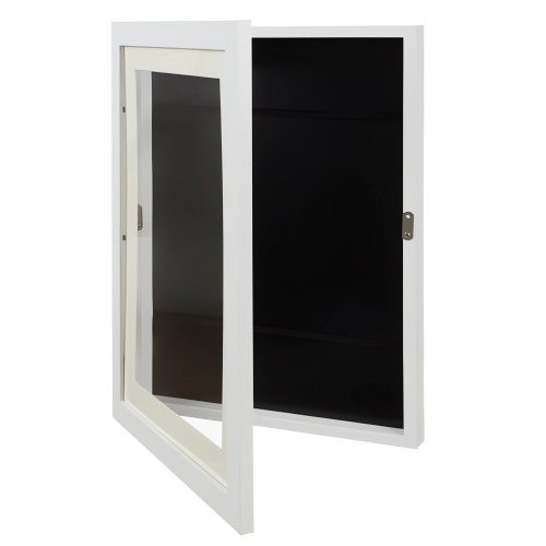 Kruzzel 25419 Umělecký fotorámeček 33 x 24 x 3 cm, A4, bílý