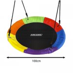 Kruzzel 25285 Houpací kruh 100 cm duhový