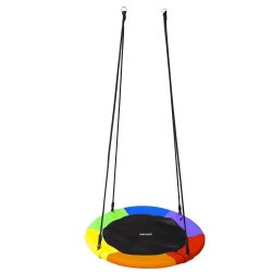 Kruzzel 25285 Houpací kruh 100 cm duhový