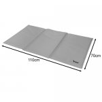 Purlov 25537 Chladicí podložka pro psa nebo kočku 110 x 70 cm šedá