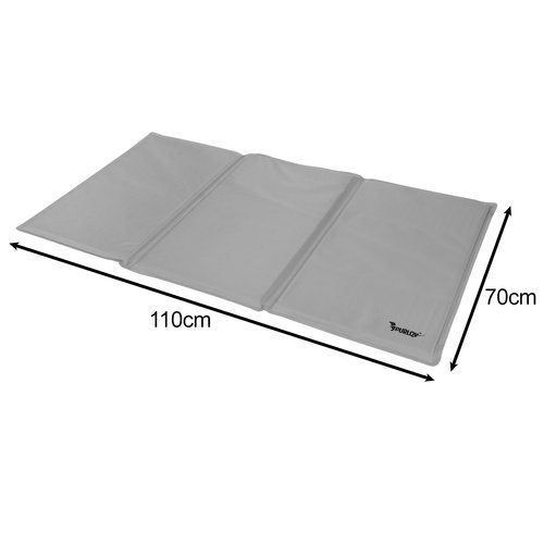 Purlov 25537 Chladicí podložka pro psa nebo kočku 110 x 70 cm šedá