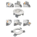 Kruzzel 25510 Dětský skládací nočník 2 v 1, šedobílý