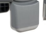 Kruzzel 25510 Dětský skládací nočník 2 v 1, šedobílý