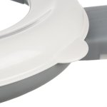 Kruzzel 25510 Dětský skládací nočník 2 v 1, šedobílý