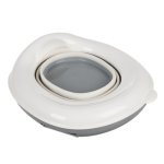 Kruzzel 25510 Dětský skládací nočník 2 v 1, šedobílý