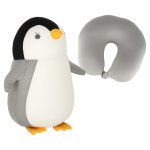 KIK KX3214 Cestovní polštářek ve tvaru tučňáka 2 v 1