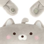 KIK KX3214 Cestovný vankúš v tvare mačky 2 v 1