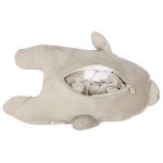 KIK KX3214 Cestovný vankúš v tvare medveďa 2 v 1