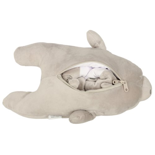 KIK KX3214 Cestovný vankúš v tvare medveďa 2 v 1