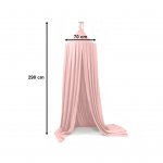 KIK KX6104 Stan s baldachýnom teepee svetloružový