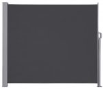 KIK KX3219 Zatahovací boční markýza 180 x 400 cm šedá