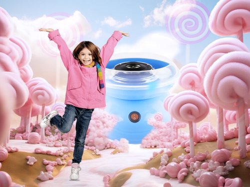 Gordon G164 Výrobník cukrové vaty modrý