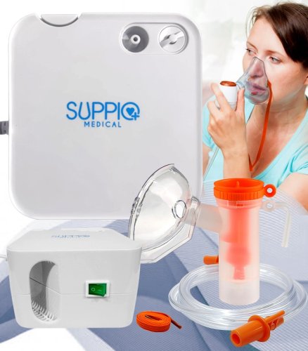 Kompresorový inhalátor Gordon - rozprašovač, 130 W, biely