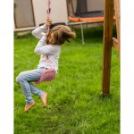 Kruzzel 25445 Detská plastová hojdačka ružová