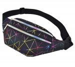 APT BQ58 Ledvinka s nastavitelným páskem 86 - 112 cm, černá