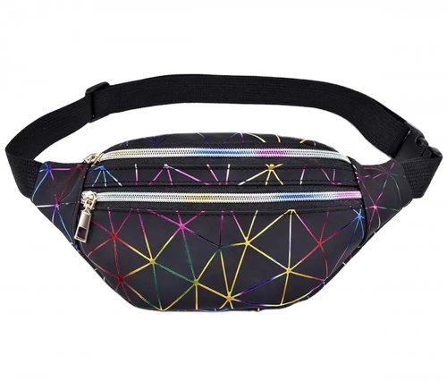 APT BQ58 Ledvinka s nastavitelným páskem 86 - 112 cm, černá
