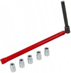 APT NZ36 Montážní klíč s kloubem na baterie (5 hlavic 8-12mm)