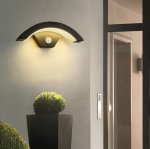 APT ZD120 LED vonkajšie nástenné svietidlo so senzorom pohybu, 11,4 W