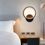 Nástenné svietidlo APT ZD132 LED 12 W, čierne