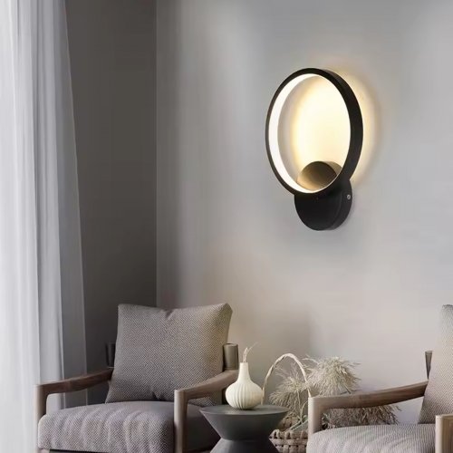 Nástenné svietidlo APT ZD132 LED 12 W, čierne
