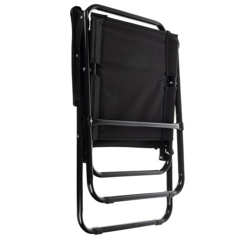 Trizand 25470 Skladacie rybárske kreslo, kempingové, 150 kg, čierne