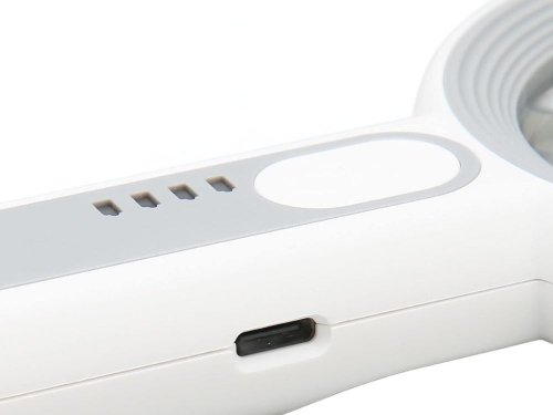 Verk 09205 Lupa s 16x LED osvetlením, 6x - 12x, biela